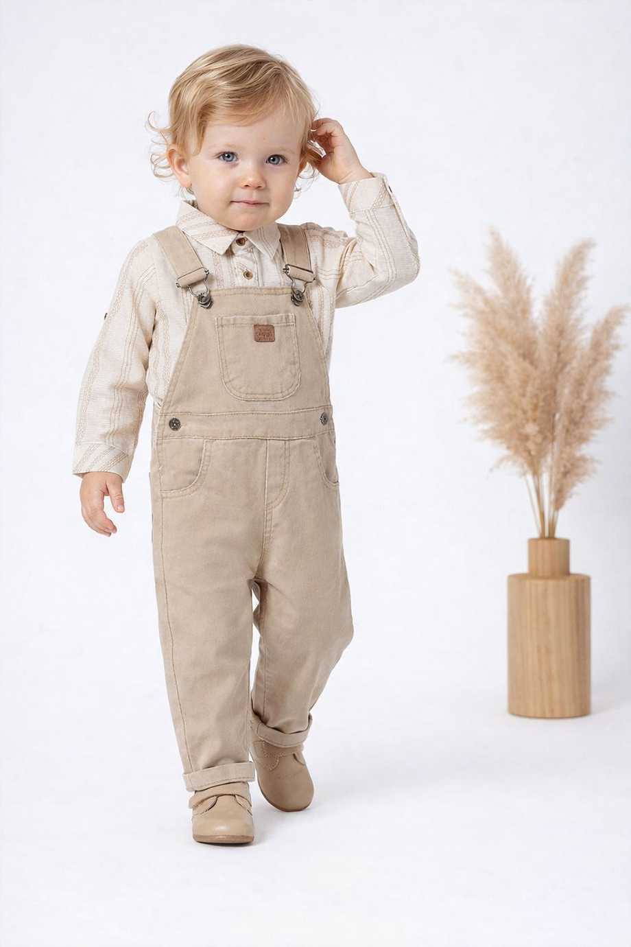 Boy Jumpsuit Shirt Set